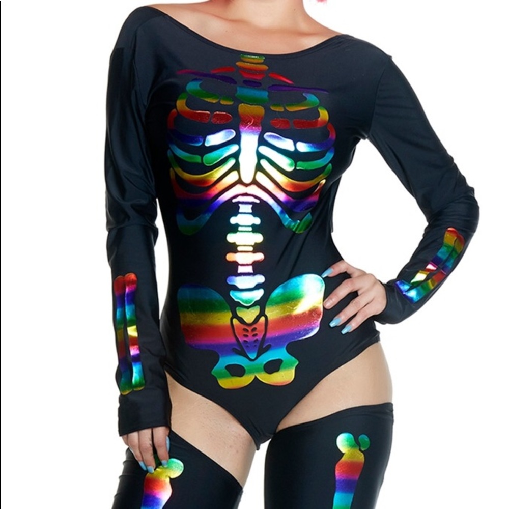 Forplay skeleton costume small